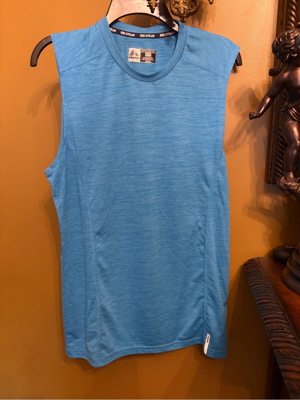 Reebok Men’s Sleeveless Performance Tank Top - Light Blue